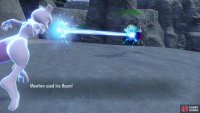 Use Mewtwo to deal bulk damage, then follow up with Mews False Swipe and Thunder Wave moves. 