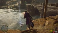fly down to the water for the third.