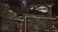 head through the hole in the back and up this ladder for the second