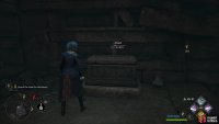 A large chest can be found on a ledge to the southwest.