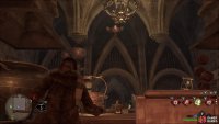 Look right above the Potions room for the Gargoyle. You need to fire up and grab the page.