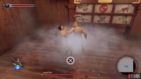 He can grab you, so make sure to mash the button