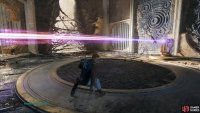 Take the orb from the other room and power this machine up.