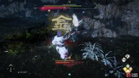 Throughout the battle he will imbue his weapon with an element.