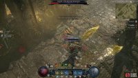 Darm has a multi-hit melee attack that flings poison all over.