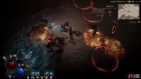 Helltide bosses spawn in three ways - elites can spawn from bombardments of brimstone,