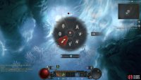 At the first brazier, select the &ldquo;Help&rdquo; emote to continue on.