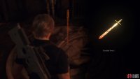 When the gate opens, retrieve the Bloodied Sword.