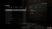 The Challenges&rsquo; menu will show you all the challenges you can complete, and what they reward.