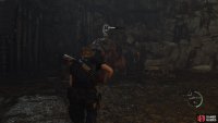 When prompted, perform a melee attack to stab the parasite.