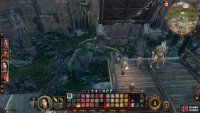 Jump across the chasm to the grassy ledge. This may require enhancing your jump.