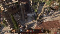 Now turn west and jump to the roof above the entrance of the Baldur&rsquo;s Mouth Gazette.