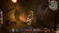 Next to the forge is a cracked wall you can destroy.