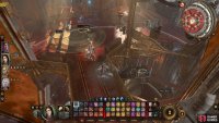 When you gain access to the tower, jump down on the floating furniture to reach the floor below.