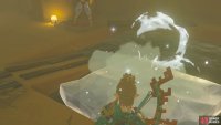 Use Ice Arrows to create a block of ice
