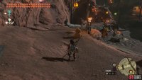 After a few in-game days pass, find Dugby next to the Goron City Armor Shop.