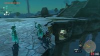 Return to the fish-shaped island and look for a cave under the stairs.