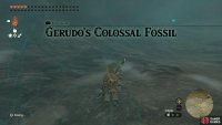 Speak with Loone again, after give you a Purple Rupee, her final quest, Gerudo&rsquo;s Colossal Fossil wil begin.