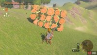 You will need to move all fifteen logs back to the village at once.