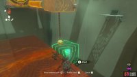Then, attach the cube to the ball and chain.