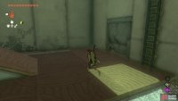 There is a hidden breakable wall in the second room, on the side of the starting platform.