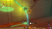 While the first one is swinging, you can move the other ball into position to attach them.