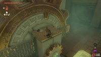Climb the smaller gear to get to the larger gear.