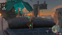 Use the Zora Armor to climb the waterfalls.