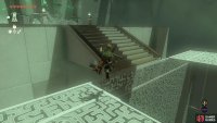 Jump a gap to each the stairs leading to the shrine&rsquo;s exit.