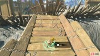 Before you commit, assess the situation and be wary of a Bokoblin who will smash a gate and free a spiked ball.