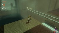 Riding railtop doesn&rsquo;t work on the second puzzle, as evidenced by a rectangular platform falling into the abyss eternally.