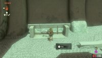 Your gear will be removed in this shrine, so pick up the equipment provided.