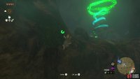 Hurry across the chamber and climb the cliff to the shrine.