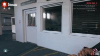 Smash the window to the sales office in the garage behind Muscle Beach Nutrition.