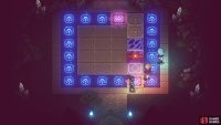 The first step for moving the purple block.