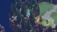 Look to the trees above the previous save spot for a hidden path that leads to this chest.
