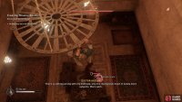 You can jump down to assassinate Doctor Hassan from here.