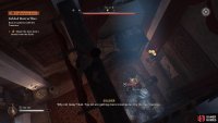 Assassinate the guild guards at the table.