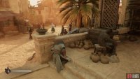 Crouching is the most reliable form of hiding from guards while infiltrating an area.