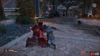 Dodge into the attacks from the captain to get behind him.