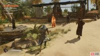 Speak with the other merchant highlighted in the camp.