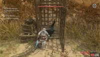 Open the cage and carry the trade delegate to safety.