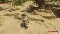 Use the hay cart to assassinate the guard with the key.