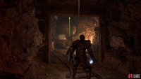 Head straight down the tunnel from the Hooded Antuli Vestige, and head up the ladder to your right.