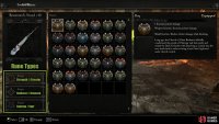 Depending on the weapon/shield, the rune types will change which determines what runes can slot into each piece of equipment.