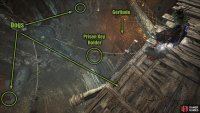 At the ladder, look down, and jump onto Gerlinde&rsquo;s cage. You can take out some enemies here without getting attacked yourself.