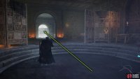From the Brother of Jeremiah Vestige in Manse, head outside via the door opposite the Vestige.