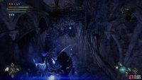 On the moved platform, you will be in range of the Umbral Blocker.
