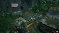 and use the ladder to climb up into the building.