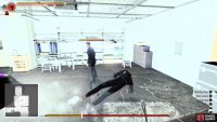 The stun/flash grenade is definitely the bigger threat from Hanawa.